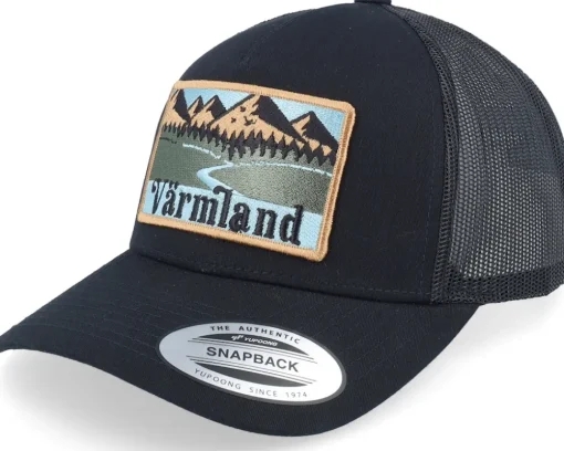 Snapback-Wild Spirit Swedish Värmland Landscape Snapback - Green