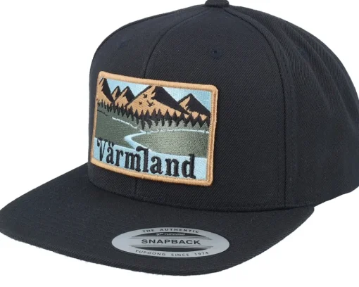 Snapback-Wild Spirit Swedish Värmland Landscape Snapback - Green