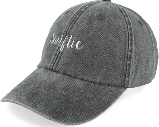 New Iconic Swiftie Washed Dad Cap - Black