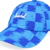 New Herschel Sylas Cap Check Yourself Dazzling Blue Dad Cap -