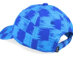 New Herschel Sylas Cap Check Yourself Dazzling Blue Dad Cap -