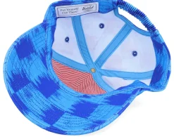 New Herschel Sylas Cap Check Yourself Dazzling Blue Dad Cap -