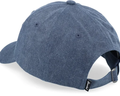 Discount Herschel Sylas Faculty Cap Navy Stonewash Dad Cap -