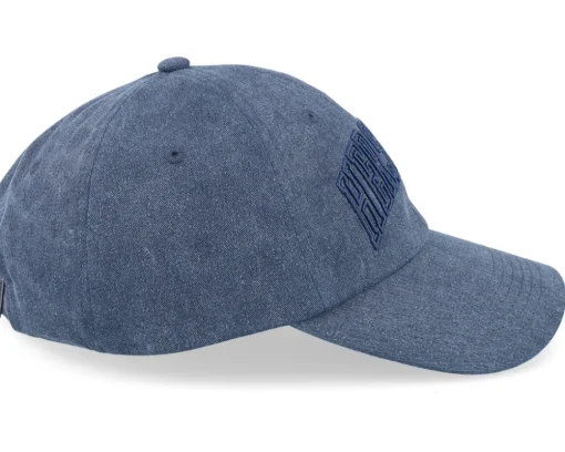 Discount Herschel Sylas Faculty Cap Navy Stonewash Dad Cap -