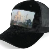 Clearance Calza Pennello Taj Mahal Velvet A-frame Trucker - Black