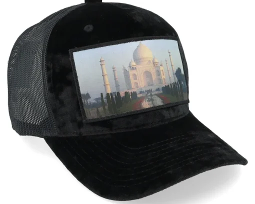 Clearance Calza Pennello Taj Mahal Velvet A-frame Trucker - Black