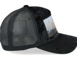 Clearance Calza Pennello Taj Mahal Velvet A-frame Trucker - Black