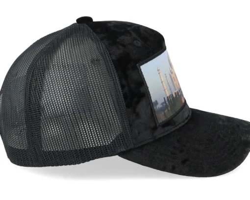 Clearance Calza Pennello Taj Mahal Velvet A-frame Trucker - Black