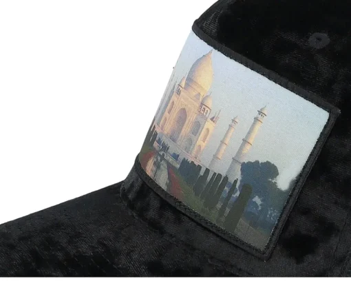 Clearance Calza Pennello Taj Mahal Velvet A-frame Trucker - Black