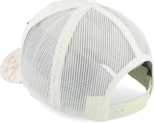 Trucker-Calza Pennello Taj Mahal Velvet /Peach/Ivory A-frame Trucker - White