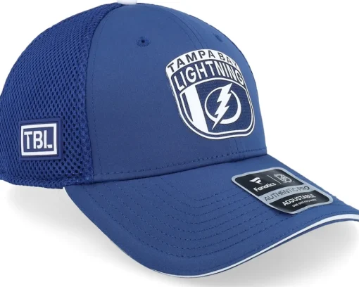 Trucker-Fanatics Tampa Bay Lightning Authentic Pro Draft /White Trucker - Blue