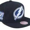 Snapback-Mitchell & Ness Tampa Bay Lightning Big Face 7.0 Snapback - Black