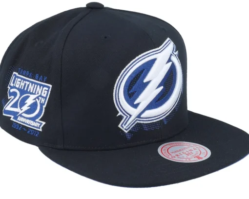 Snapback-Mitchell & Ness Tampa Bay Lightning Big Face 7.0 Snapback - Black