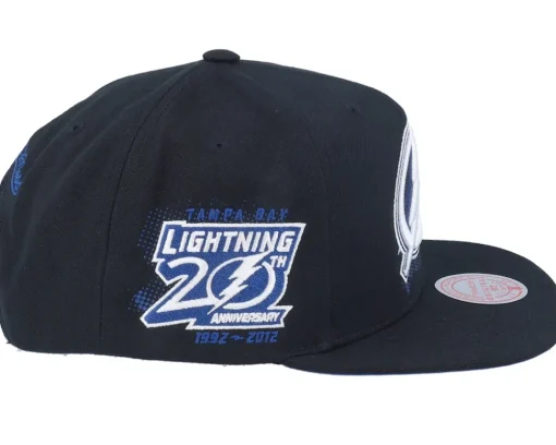 Snapback-Mitchell & Ness Tampa Bay Lightning Big Face 7.0 Snapback - Black