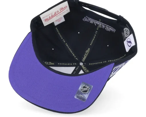 Snapback-Mitchell & Ness Tampa Bay Lightning Big Face 7.0 Snapback - Black
