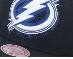 Snapback-Mitchell & Ness Tampa Bay Lightning Big Face 7.0 Snapback - Black