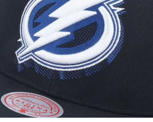 Snapback-Mitchell & Ness Tampa Bay Lightning Big Face 7.0 Snapback - Black