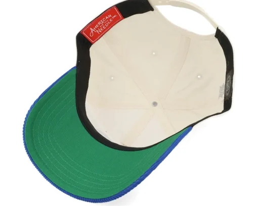 Adjustable-American Needle Tampa Bay Lightning Burnett Cream/Royal A-frame Adjustable - White
