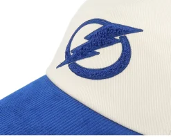 Adjustable-American Needle Tampa Bay Lightning Burnett Cream/Royal A-frame Adjustable - White