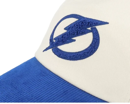 Adjustable-American Needle Tampa Bay Lightning Burnett Cream/Royal A-frame Adjustable - White