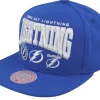 Snapback-Mitchell & Ness Tampa Bay Lightning Champ Stack Navy Snapback -