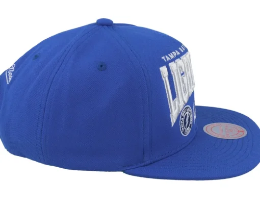 Snapback-Mitchell & Ness Tampa Bay Lightning Champ Stack Navy Snapback -