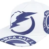 Best Mitchell & Ness Tampa Bay Lightning In Your Face Deadstock Snapback - White