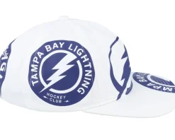 Best Mitchell & Ness Tampa Bay Lightning In Your Face Deadstock Snapback - White