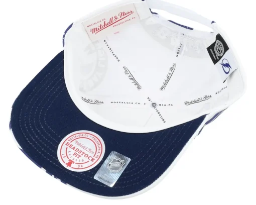 Best Mitchell & Ness Tampa Bay Lightning In Your Face Deadstock Snapback - White