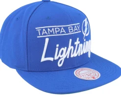 Snapback-Mitchell & Ness Tampa Bay Lightning Retro Lock Up Snapback - Blue