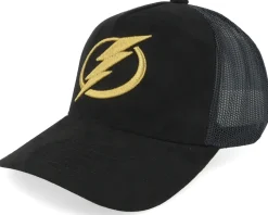 Trucker-Mitchell & Ness Tampa Bay Lightning Suede Trucker - Black