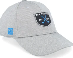 Organic Caps-Adidas Tap In Hat Grey Three Melange Grey Adjustable -
