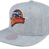 Best Mitchell & Ness Team Heather 2.0 Grey Heather Snapback -
