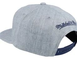 Best Mitchell & Ness Team Heather 2.0 Grey Heather Snapback -