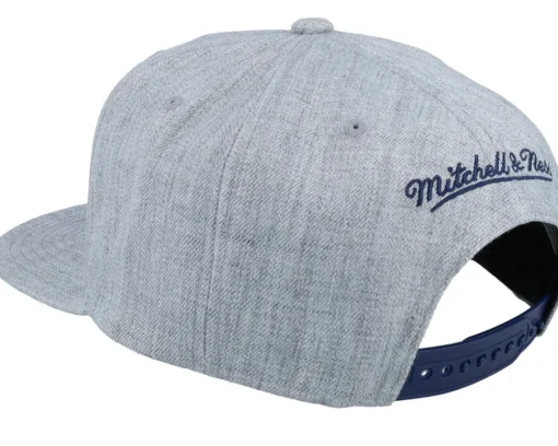 Best Mitchell & Ness Team Heather 2.0 Grey Heather Snapback -