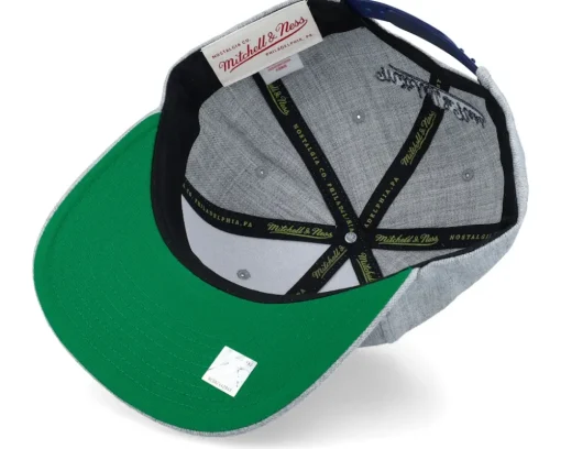 Best Mitchell & Ness Team Heather 2.0 Grey Heather Snapback -
