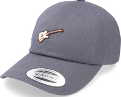 Dad Cap-Abducted Tele Guitar Patch Dark Grey Dad Cap -