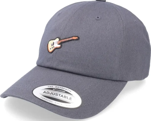 Dad Cap-Abducted Tele Guitar Patch Dark Grey Dad Cap -