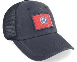 Trucker-American Needle Tennessee Raglan Bones Patch Navy Trucker -