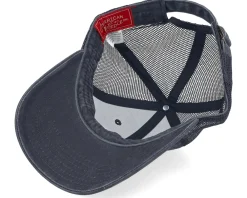 Trucker-American Needle Tennessee Raglan Bones Patch Navy Trucker -