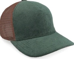 Trucker | Blanks-Equip Terry Dark /Brown A-frame Trucker - Green