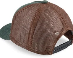 Trucker | Blanks-Equip Terry Dark /Brown A-frame Trucker - Green