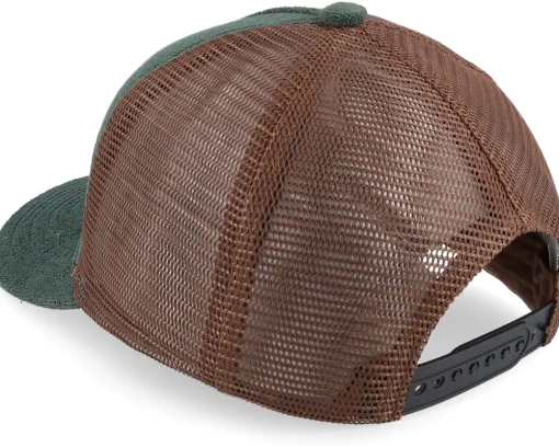 Trucker | Blanks-Equip Terry Dark /Brown A-frame Trucker - Green