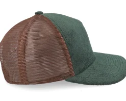Trucker | Blanks-Equip Terry Dark /Brown A-frame Trucker - Green