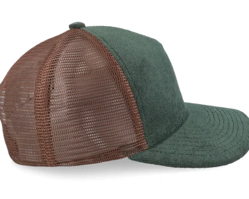 Trucker | Blanks-Equip Terry Dark /Brown A-frame Trucker - Green