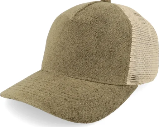 Trucker | Blanks-Equip Terry Dark /Brown A-frame Trucker - Green
