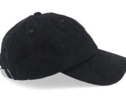 Dad Cap-Lyle & Scott Terry Towelling Baseball Cap Jet Black Dad Cap -