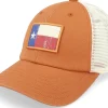 Trucker-American Needle Texas Ballpark Mesh Ivory-desert Trucker - Orange