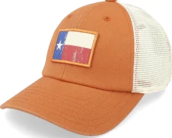 Trucker-American Needle Texas Ballpark Mesh Ivory-desert Trucker - Orange