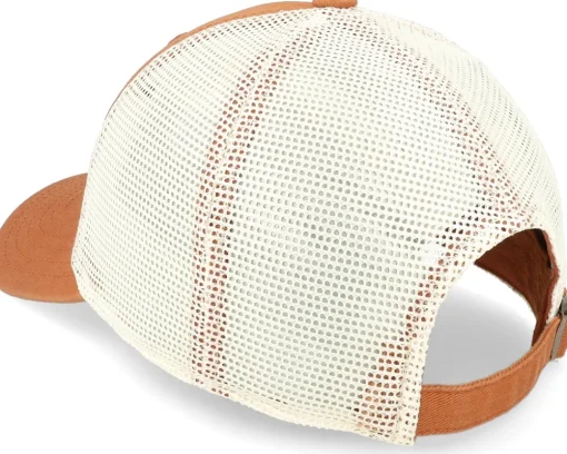 Trucker-American Needle Texas Ballpark Mesh Ivory-desert Trucker - Orange